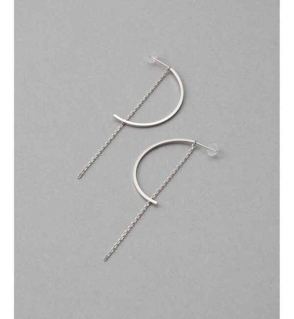 ete「アーチ/チェーン ピアス」|ピアス|