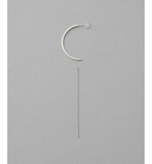 ete「アーチ/チェーン ピアス」|ピアス|