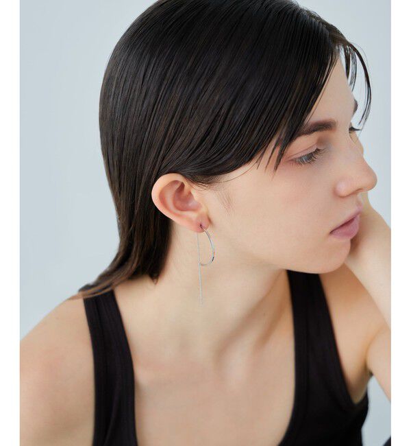 ete「アーチ/チェーン ピアス」|ピアス|