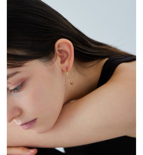 ete「アーチ/チェーン ピアス」|ピアス|