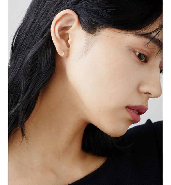 Jouete「K18YG フープ ピアス」|ピアス|