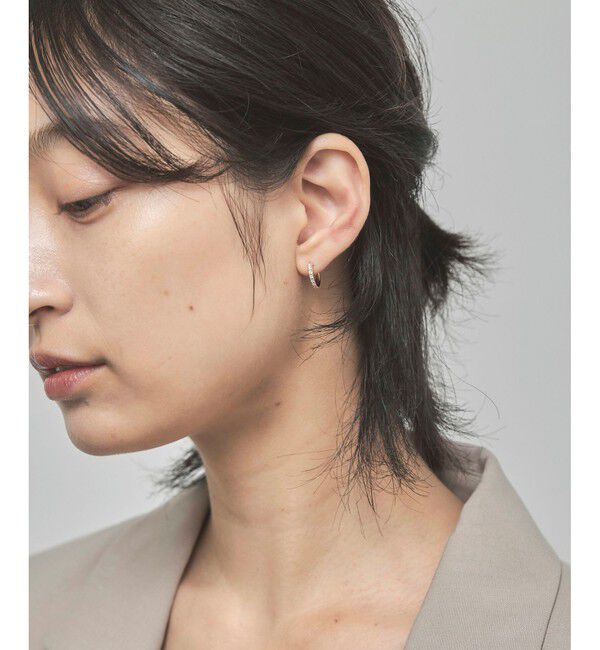 Jouete「ジルコニア フープピアス」|ピアス|