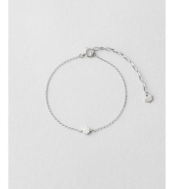 Jouete「[ミニマル] ジルコニア サークル ブレスレット」|ブレスレット・バングル|プラチナム