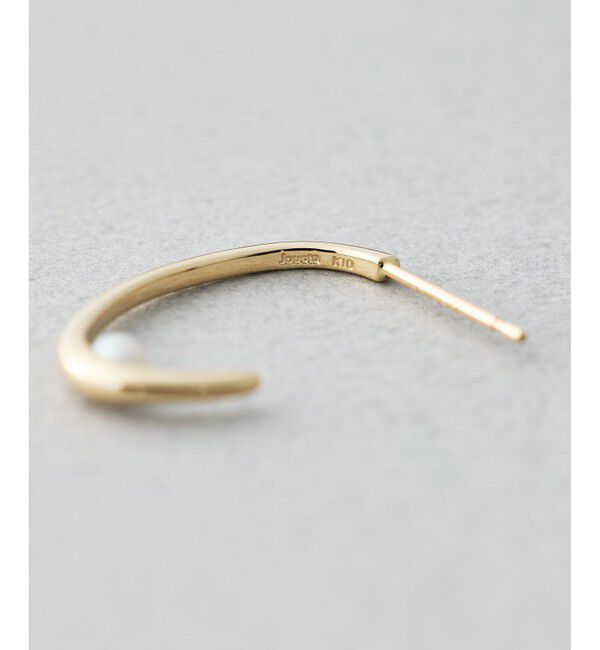 Jouete「[サスペンダー] K10YG ピアス パール」|ピアス|