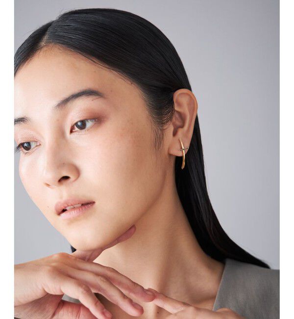 Jouete「[ウェアピアス] ジルコニア クロス」|ピアス|