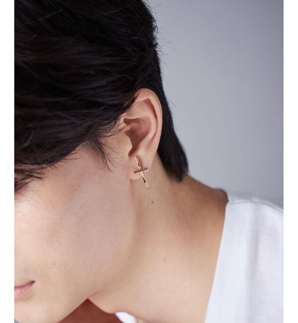 Jouete「[ウェアピアス] ジルコニア クロス」|ピアス|