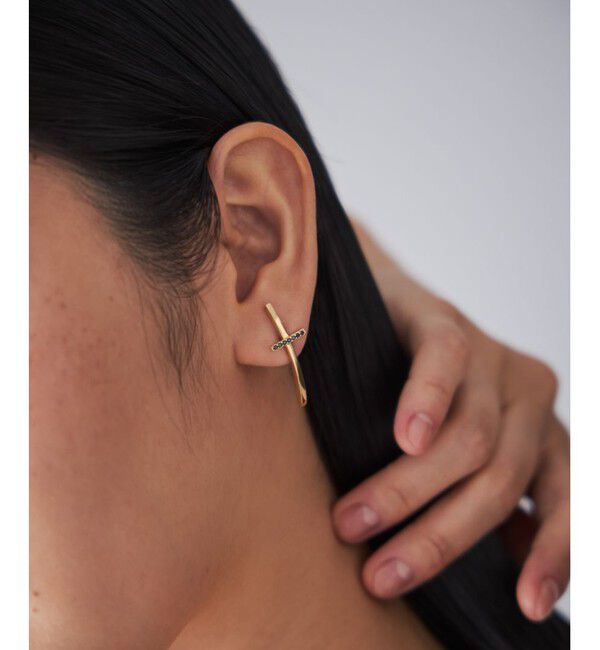 Jouete「[ウェアピアス] ジルコニア クロス」|ピアス|