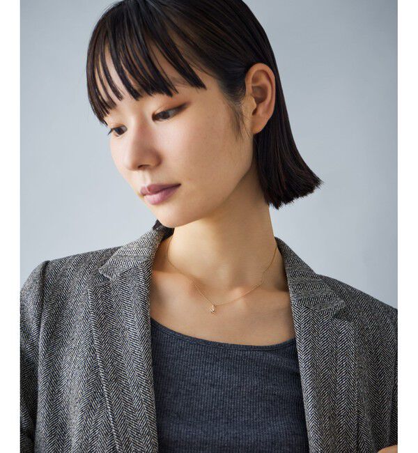 Jouete「[レイヤー] K10YG ネックレス ダイヤモンド」|ネックレス|