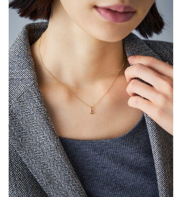 Jouete「[レイヤー] K10YG ネックレス ダイヤモンド」|ネックレス|