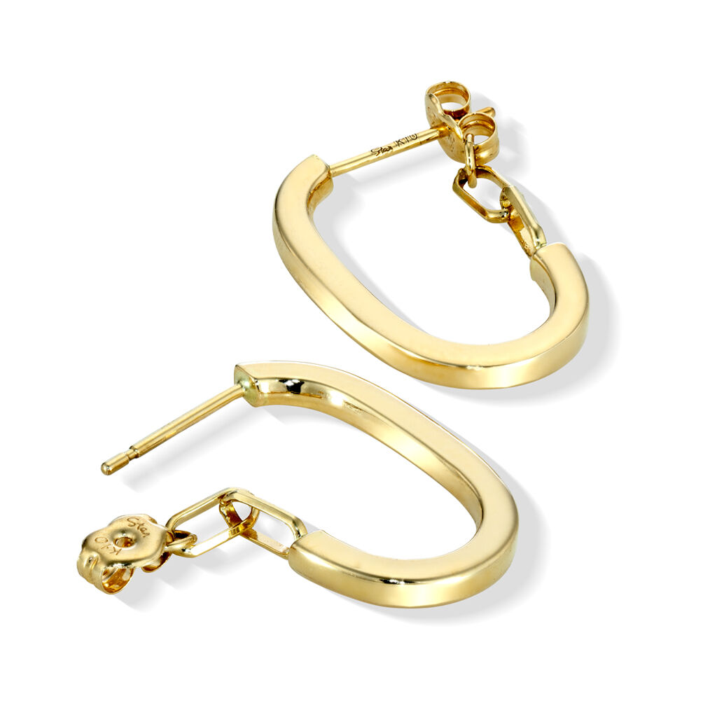 STAR JEWELRY「CLIP CHAIN HOOP PIERCED EARRINGS(S)」|ピアス|