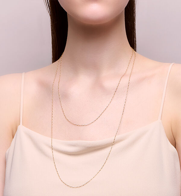 NOJESS「K10チェーンネックレス(50cm)」|ネックレス|