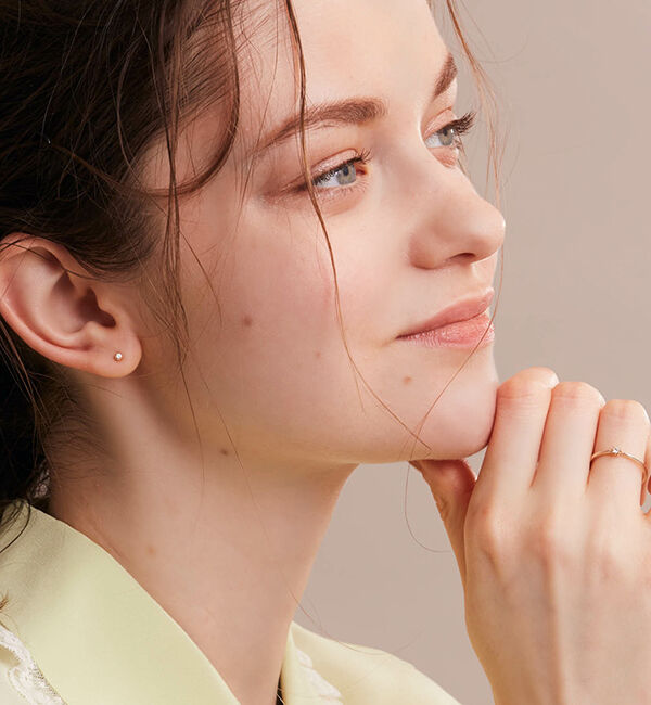 NOJESS「K18ダイヤモンドピアス」|ピアス|