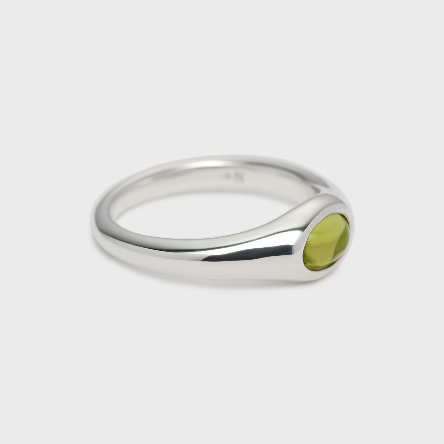 NOJESS「シルバーペリドットピンキーリング」|リング|