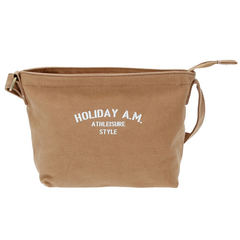 BACKYARD FAMILY「ショルダーバッグ レディース 斜めがけ 通販 軽い おしゃれ シンプル サコッシュ キャンバス」|ショルダー・メッセンジャー|ブラウン1