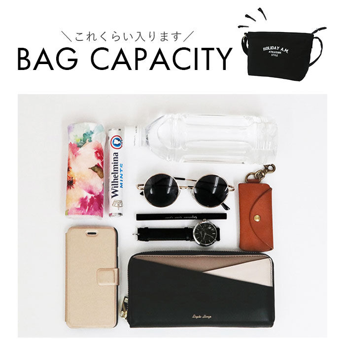 BACKYARD FAMILY「ショルダーバッグ レディース 斜めがけ 通販 軽い おしゃれ シンプル サコッシュ キャンバス」|ショルダー・メッセンジャー|