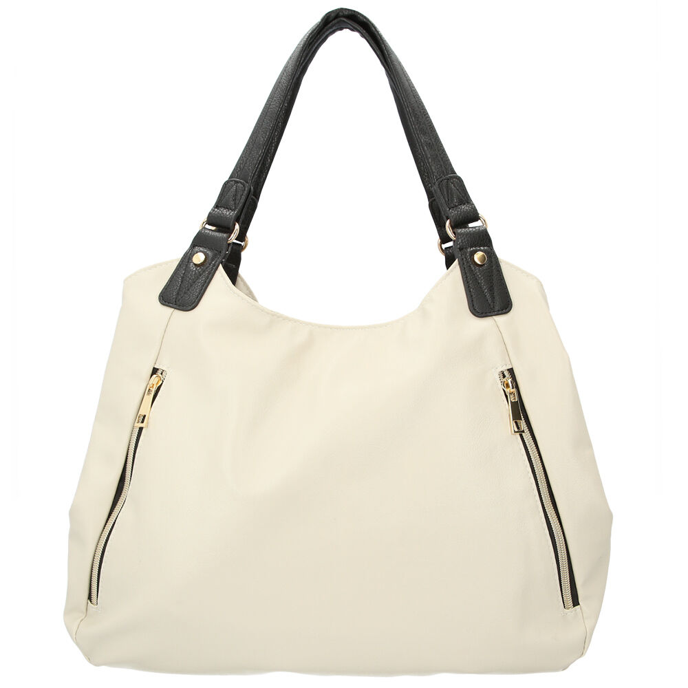 BACKYARD FAMILY「トートバッグ レディース 軽い 通販 ナイロン おしゃれ かわいい ファスナー 縦型 通勤 通学」|トートバッグ|ベージュ2