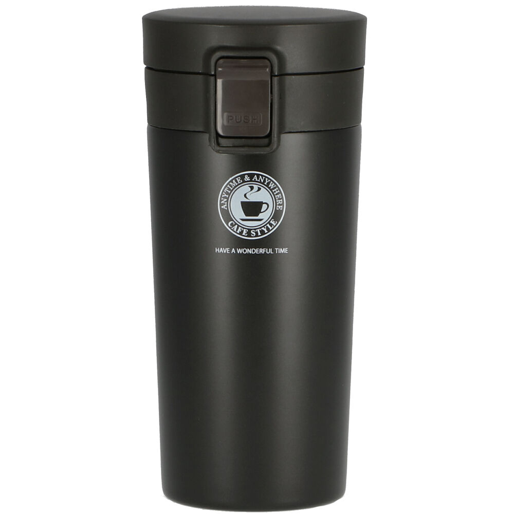 BACKYARD FAMILY「タンブラー 蓋付き 保温 保冷 通販 おしゃれ ステンレス 370ml 約 400ml 携帯」|食器・キッチングッズ|ブラック1