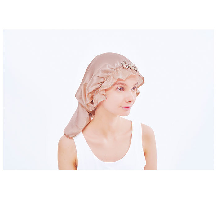 BACKYARD FAMILY「ナイトキャップ シルク100% ロングヘア 通販 ヘアキャップ ナイト ヘア キャップ シルク」|ヘアスタイリング|