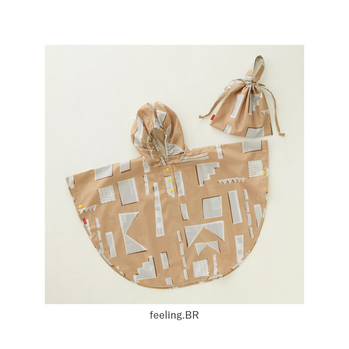 BACKYARD FAMILY「サンキューニプラスエム 392 plus m レインポンチョ キッズ 通販 ポンチョ Mサイズ」|その他|