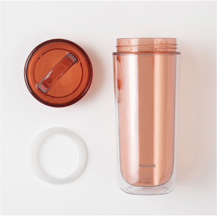 BACKYARD FAMILY「ピーコック Peacock 水筒 PPA-50 通販 クリアボトル スクリュータイプ 480ml」|食器・キッチングッズ|