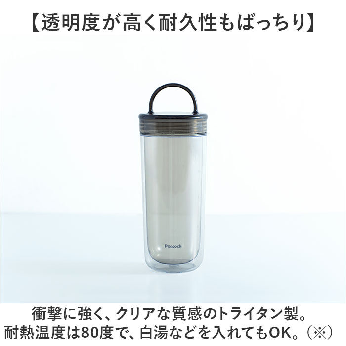 BACKYARD FAMILY「ピーコック Peacock 水筒 PPA-50 通販 クリアボトル スクリュータイプ 480ml」|食器・キッチングッズ|