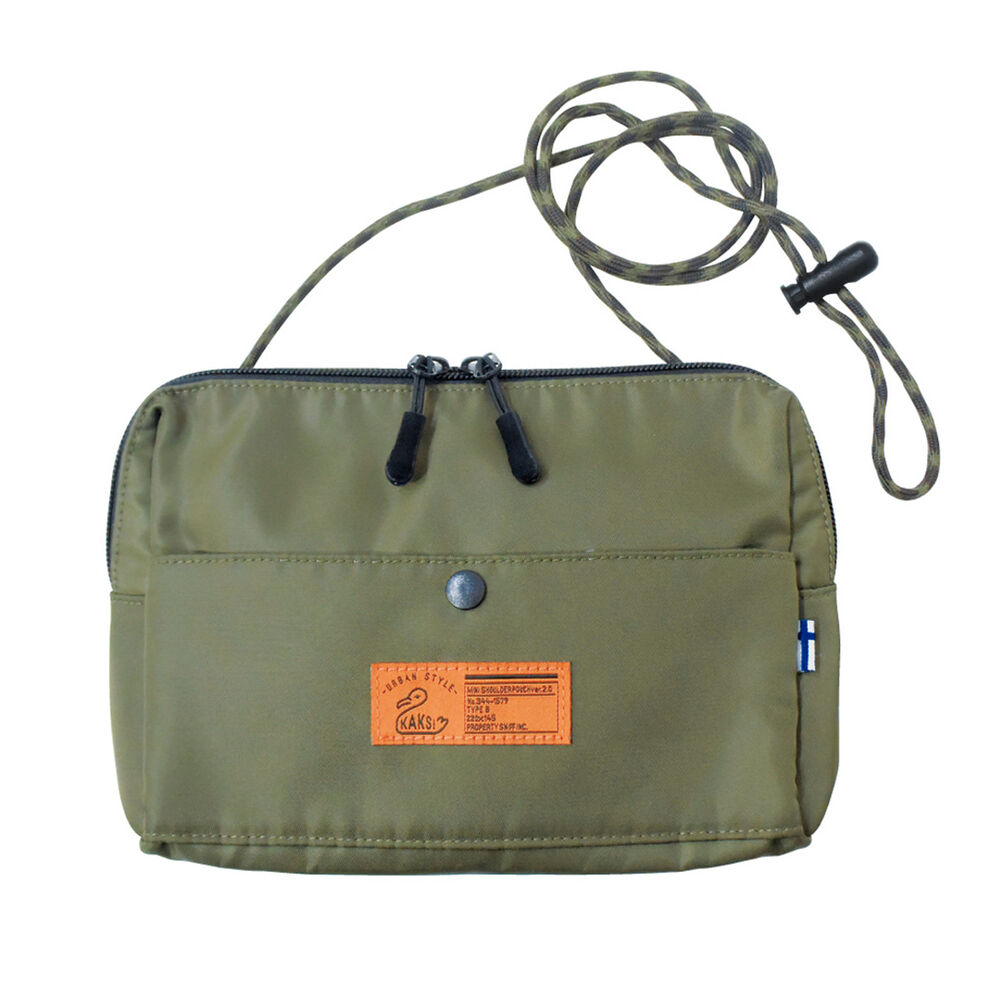 BACKYARD FAMILY「ショルダーバッグ ミニ 通販 ポーチ おしゃれ ミニショルダーバッグ 横長 横型 メンズ」|ショルダー・メッセンジャー|グリーン1