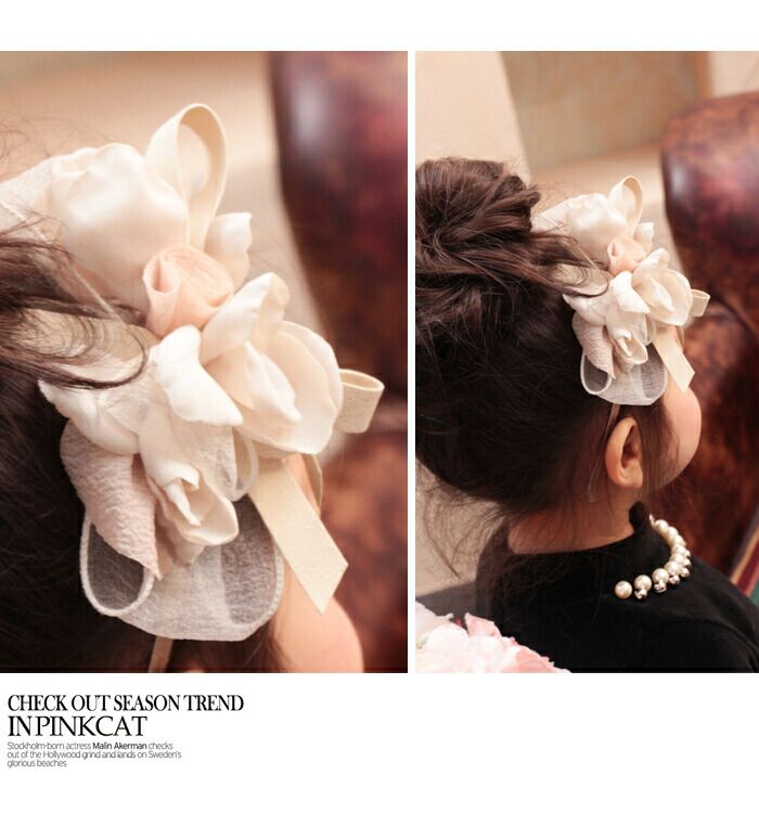 BACKYARD FAMILY「Rora カチューシャ 通販 花 リボン 10002949 髪飾り ヘッドドレス 子供 女の子」|その他|