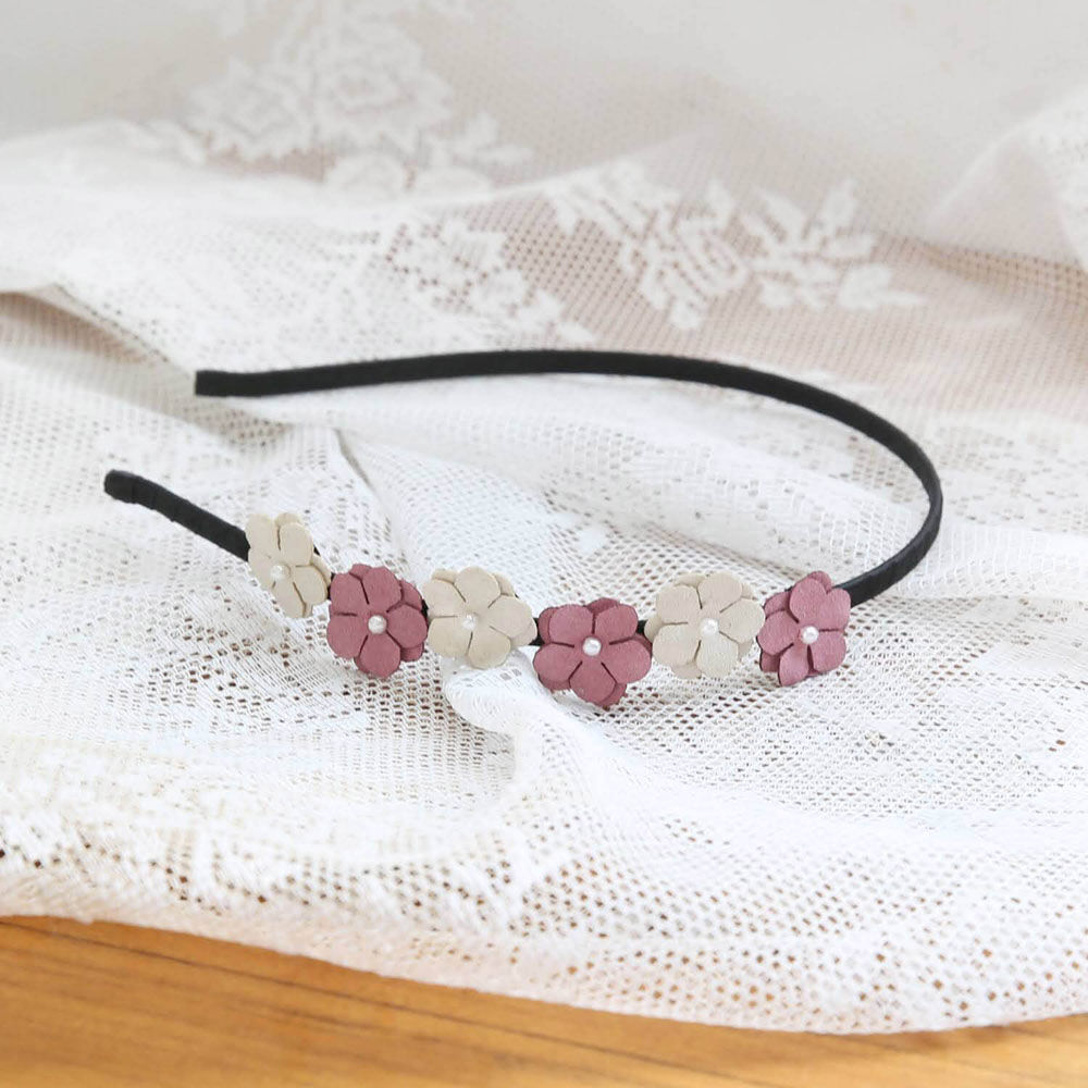 BACKYARD FAMILY「Rora カチューシャ 通販 花 48192102 髪飾り ヘッドドレス 子供 女の子 フォーマル」|その他|ピンク1