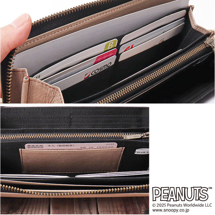 BACKYARD FAMILY「スヌーピー 財布 PEANUTS 73490 通販 長財布 長サイフ ながさいふ なが財布」|財布|