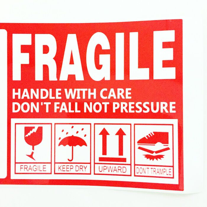 BACKYARD FAMILY「割れ物注意 シール 通販 ステッカー ワレモノシール われもの注意 creve FRAGILE」|その他|