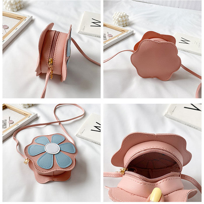 BACKYARD FAMILY「キッズ ポシェット 女の子 好評 シュルダーバッグ 斜め掛け フラワーショルダー フラワー 花」|ショルダー・メッセンジャー|