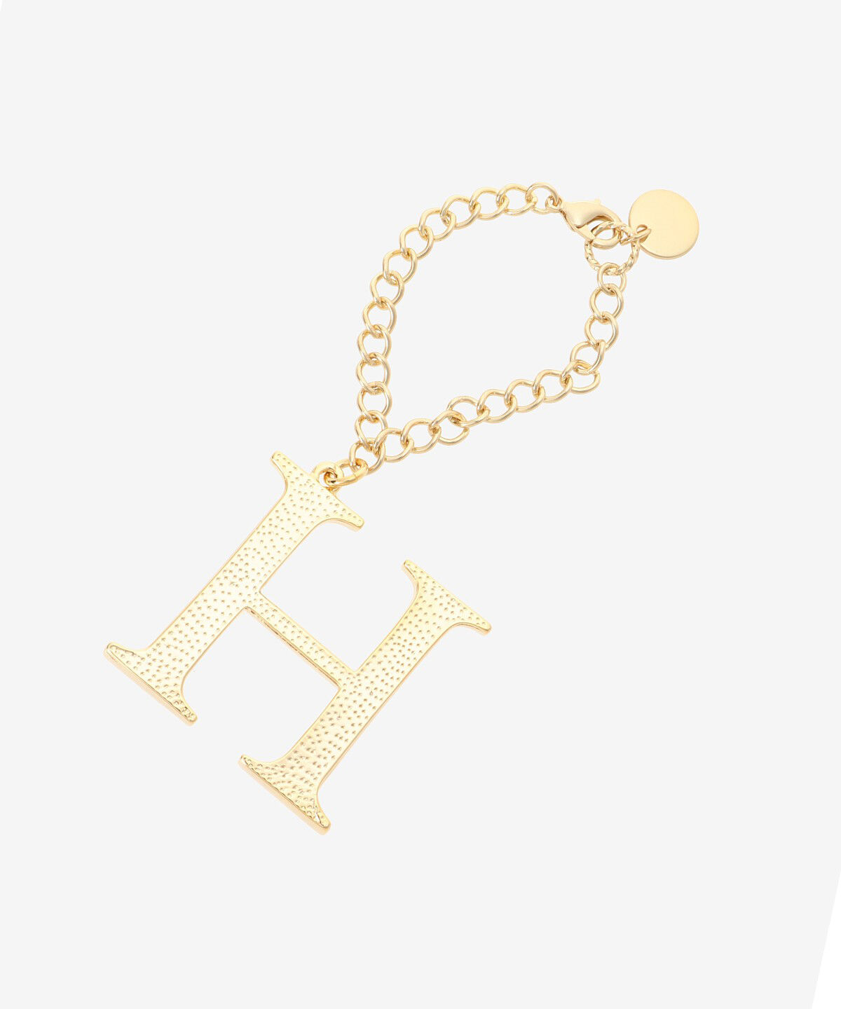 Samantha Vega「ハラコ風イニシャルチャーム(H)」|チャーム・キーホルダー|