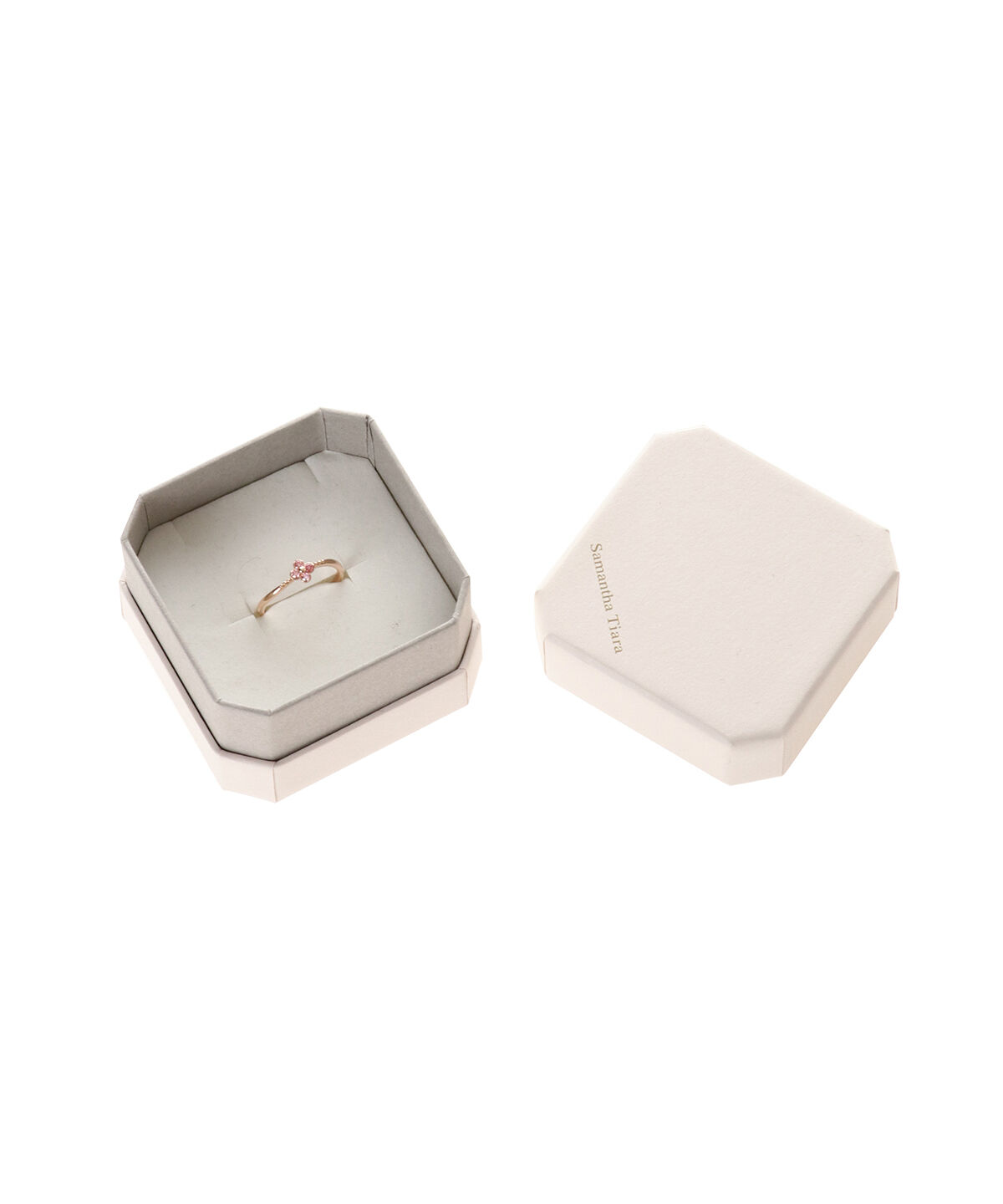 Samantha Tiara「K10 PG ラボグロウンダイヤモンド　フラワーリング」|リング|