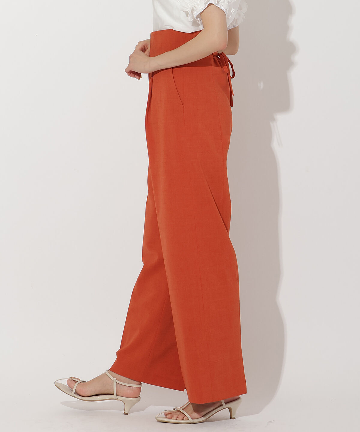 アンドクチュール「バックスリットワイドパンツ」|その他|