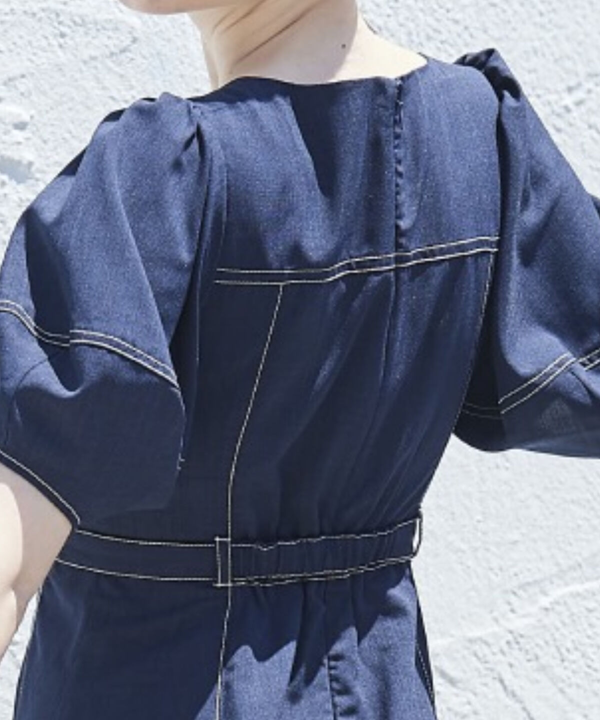 アンドクチュール「コルセットパフスリーブワンピース」|ワンピース|