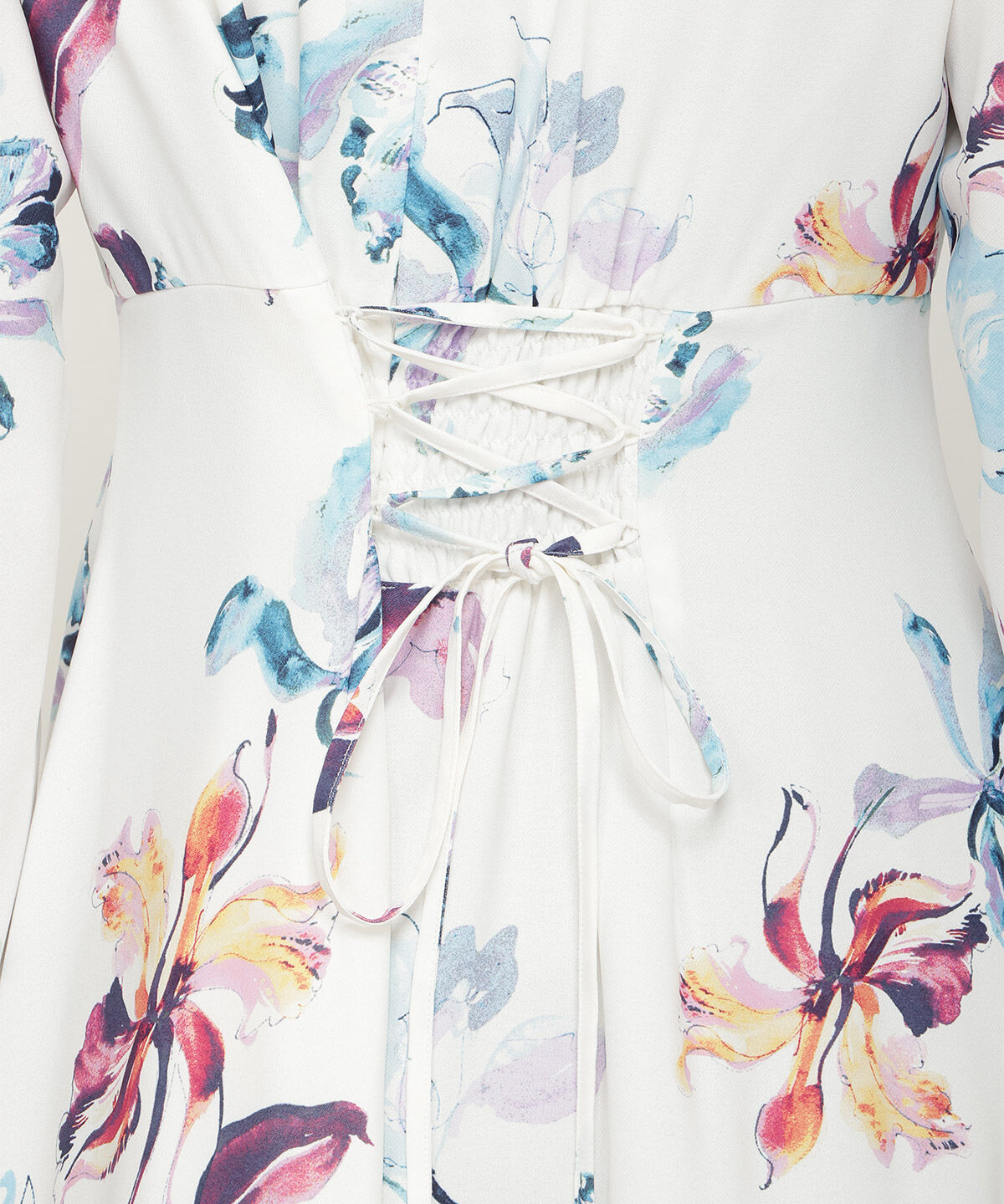 アンドクチュール「ウォーターフラワープリントワンピース」|ワンピース|