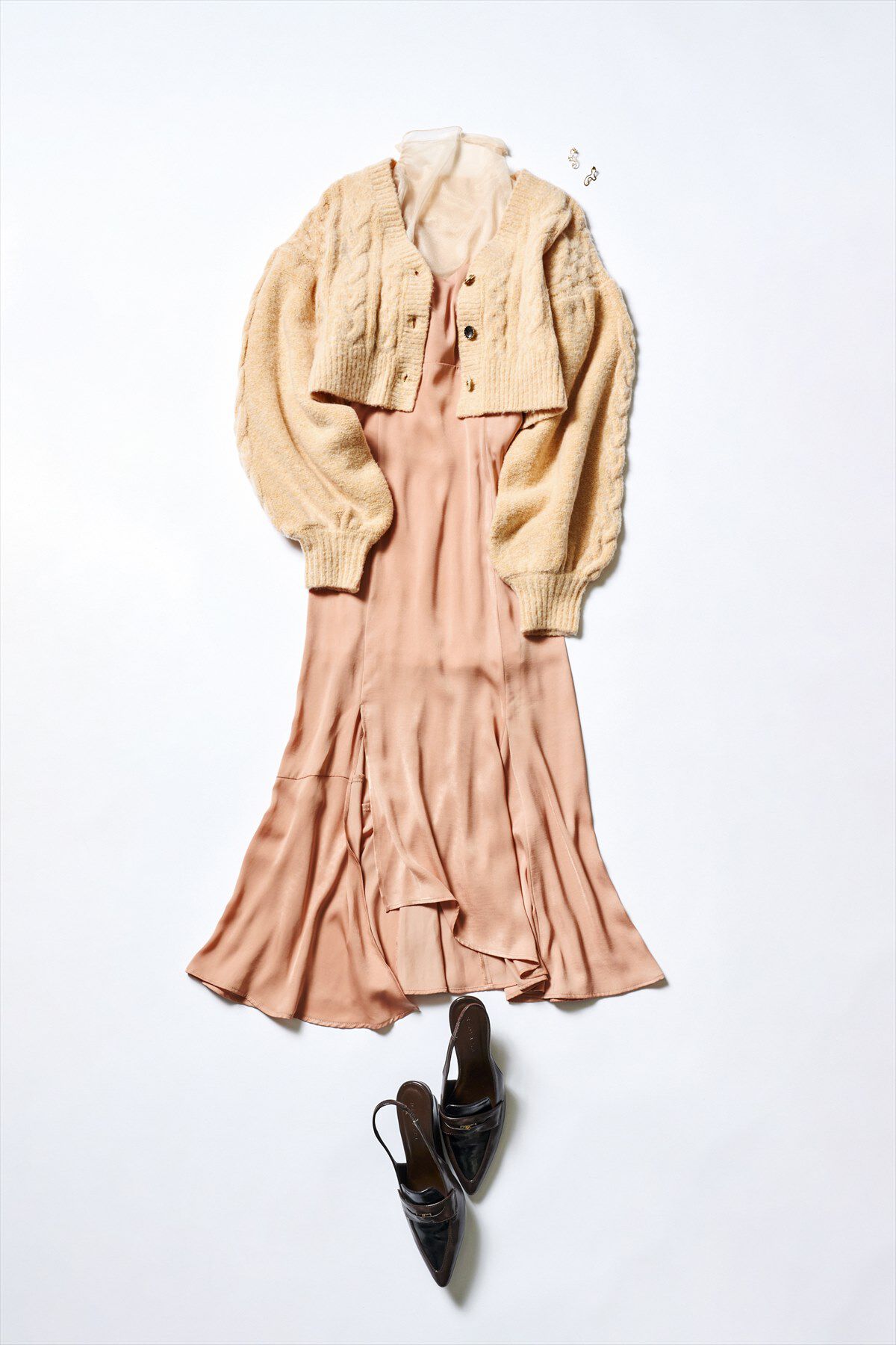 REDYAZEL「シアートップス&times;キャミワンピースセット」|ワンピース|