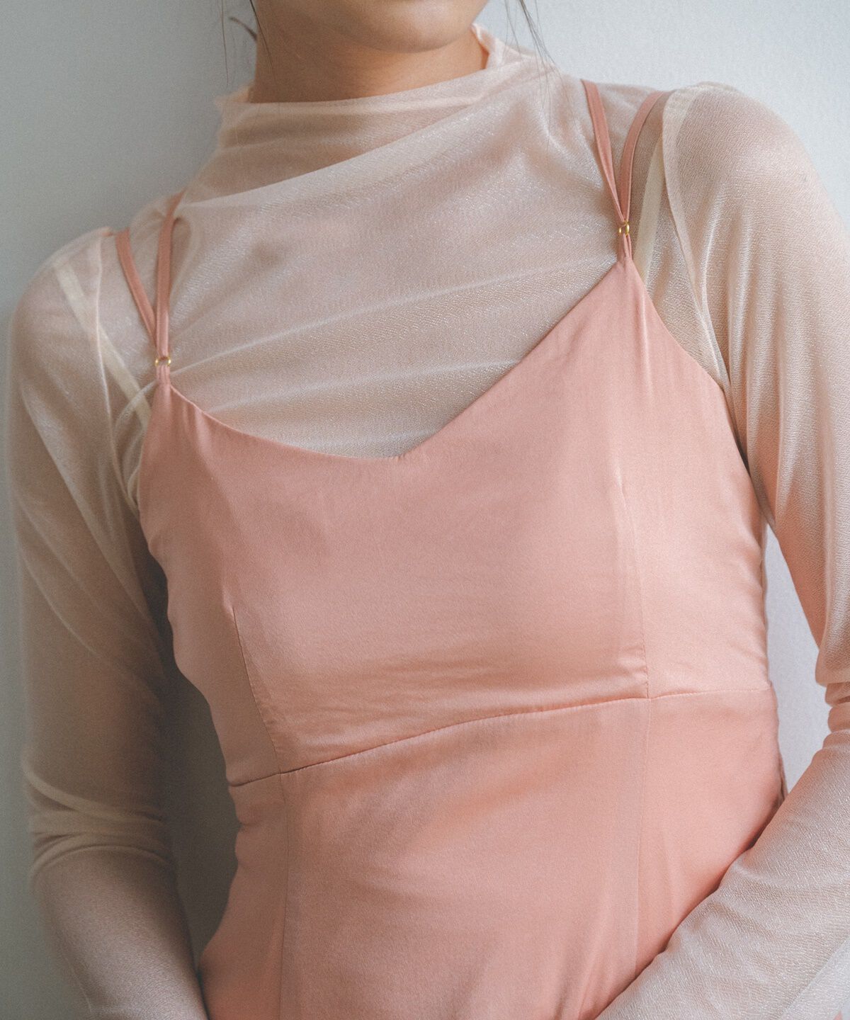 REDYAZEL「シアートップス&times;キャミワンピースセット」|ワンピース|