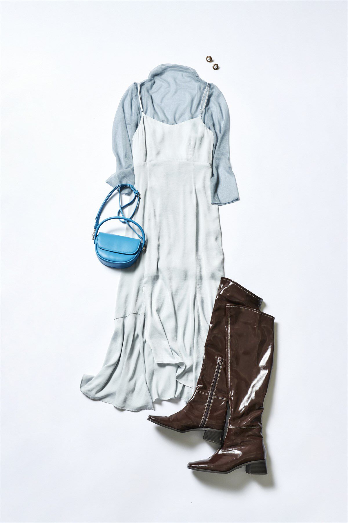 REDYAZEL「シアートップス&times;キャミワンピースセット」|ワンピース|