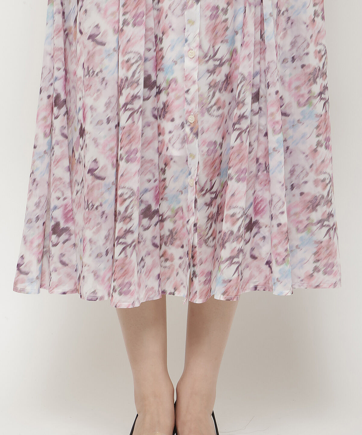 REDYAZEL「水彩フラワープリントワンピース」|ワンピース|