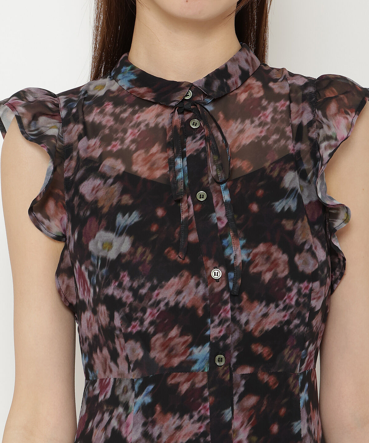 REDYAZEL「水彩フラワープリントワンピース」|ワンピース|