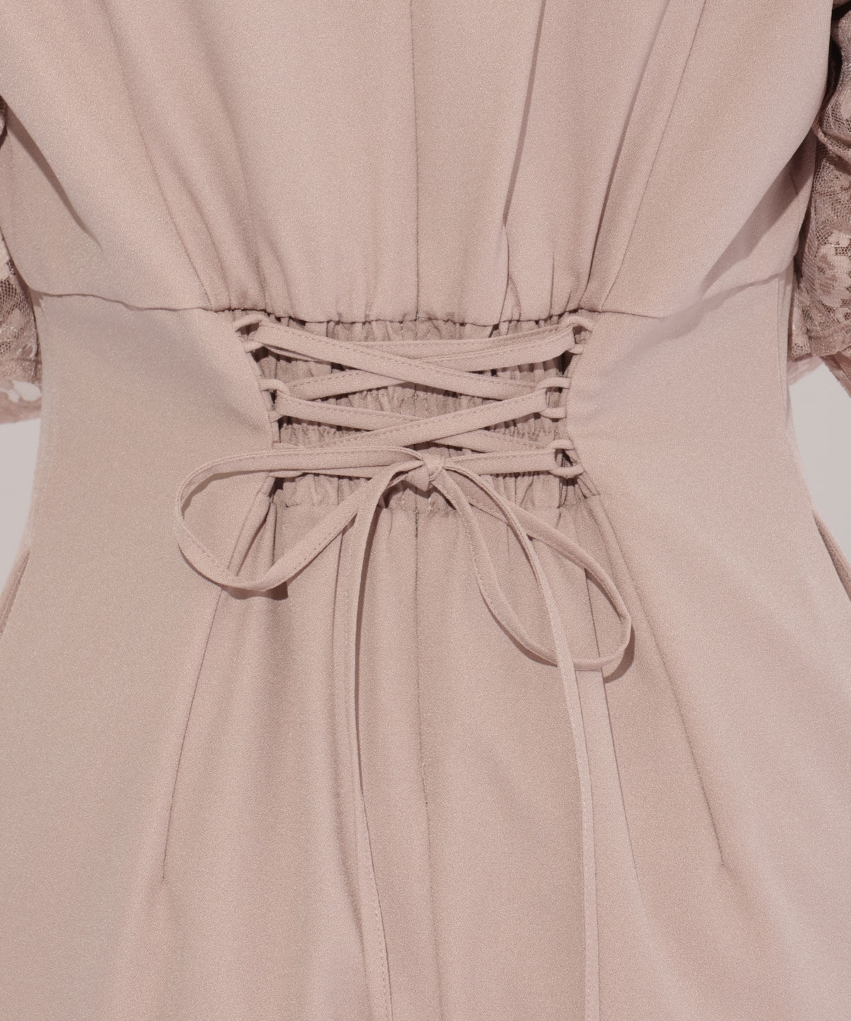 WILLSELECTION「レースレイヤードオールインワン」|ドレス|