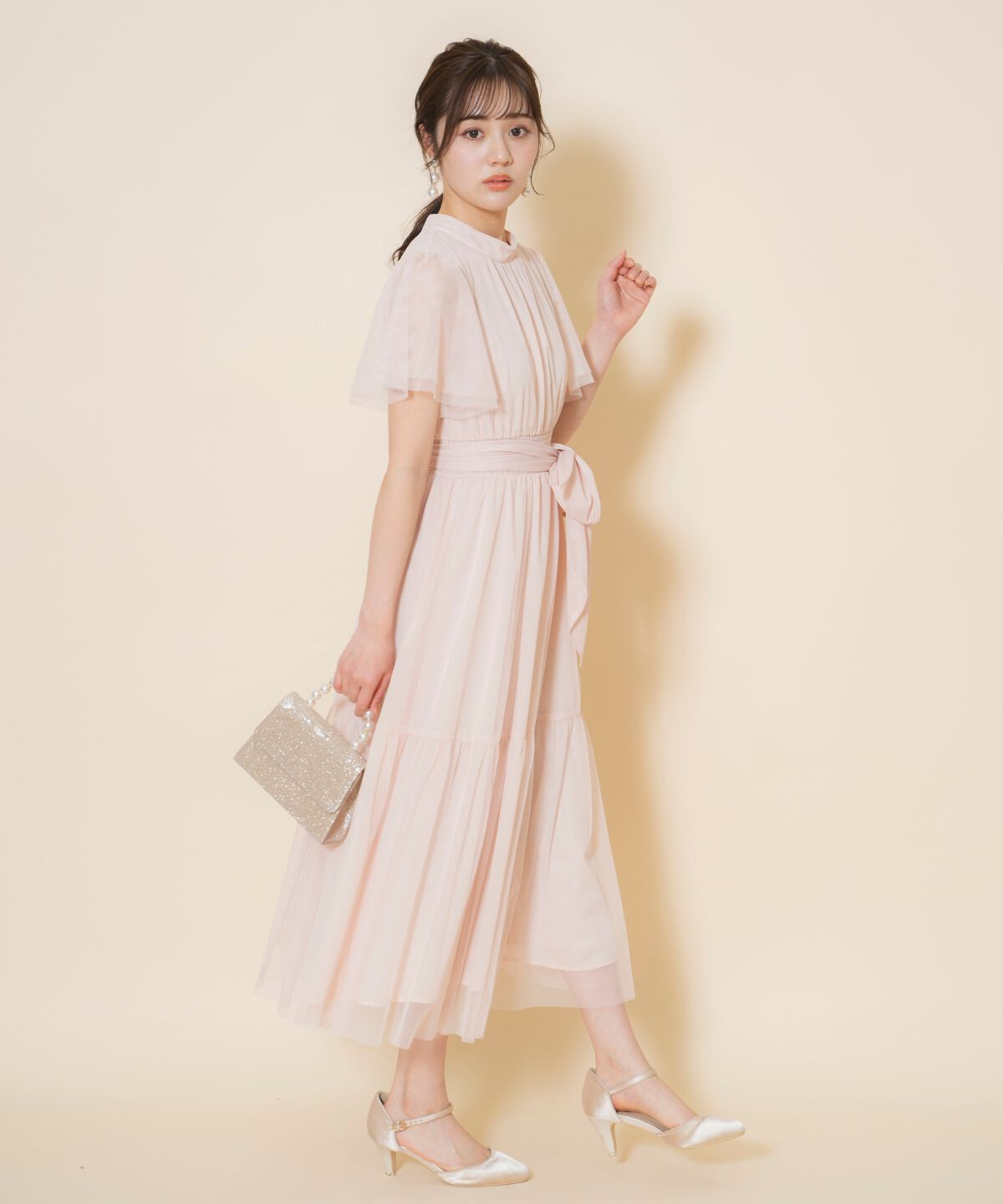 WILLSELECTION「チュールティアードドレス」|ドレス|