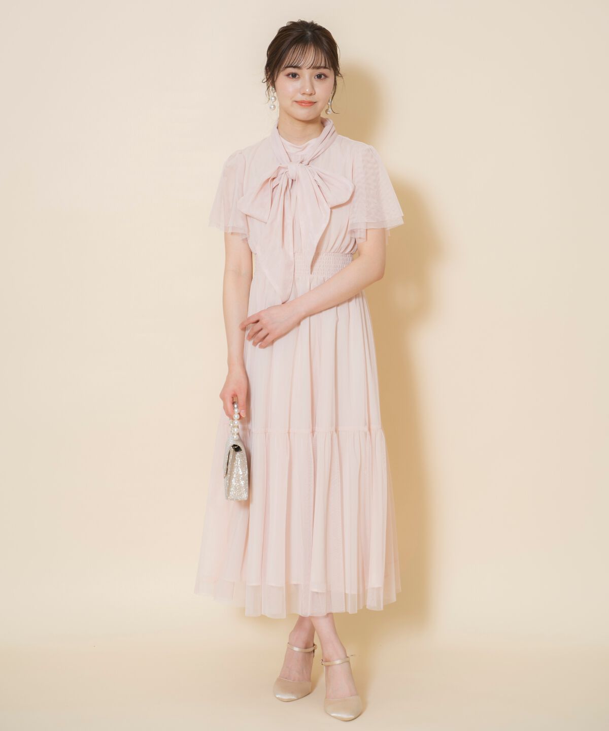 WILLSELECTION「チュールティアードドレス」|ドレス|
