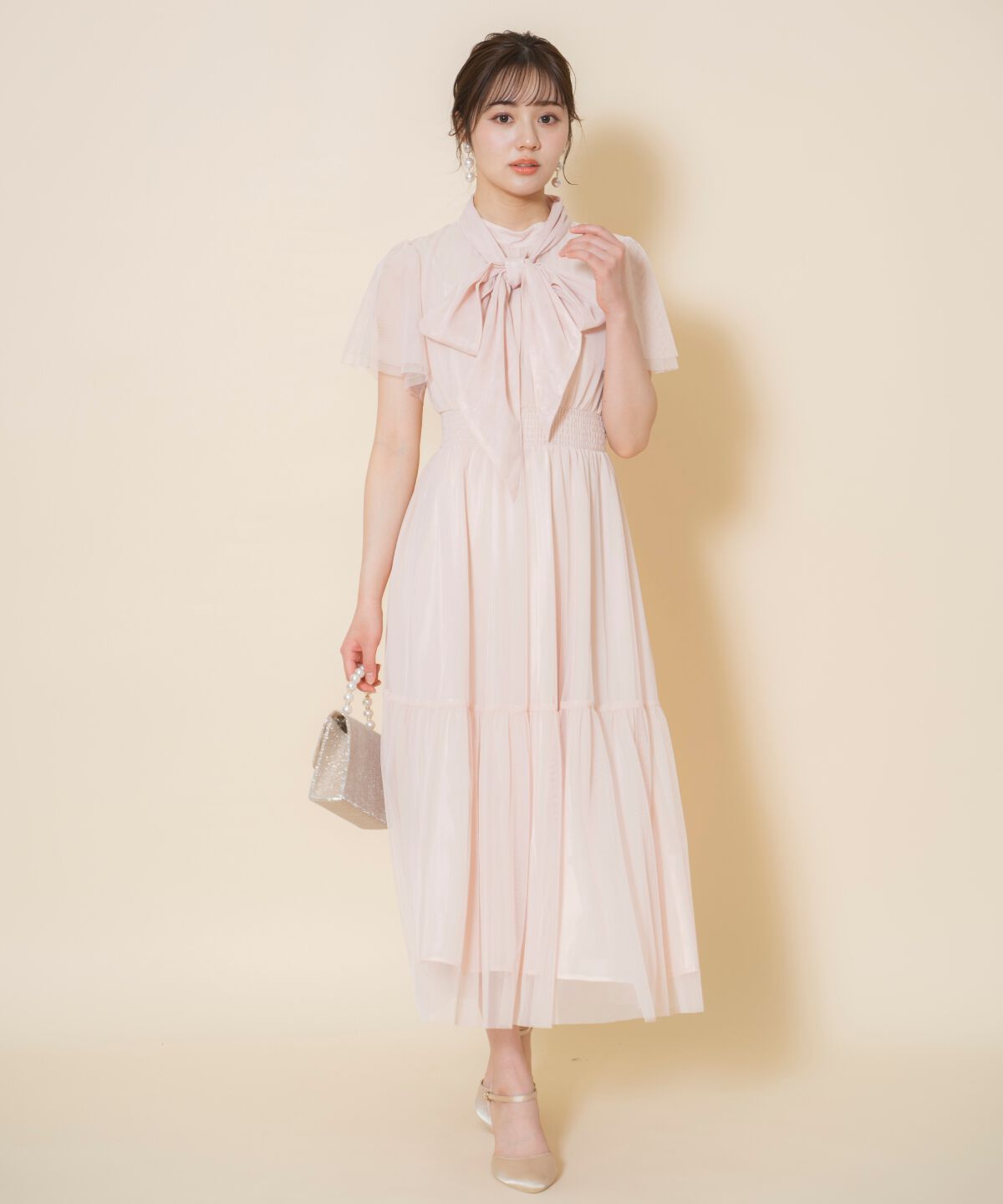 WILLSELECTION「チュールティアードドレス」|ドレス|