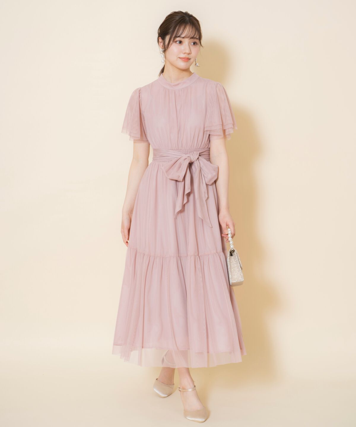 WILLSELECTION「チュールティアードドレス」|ドレス|