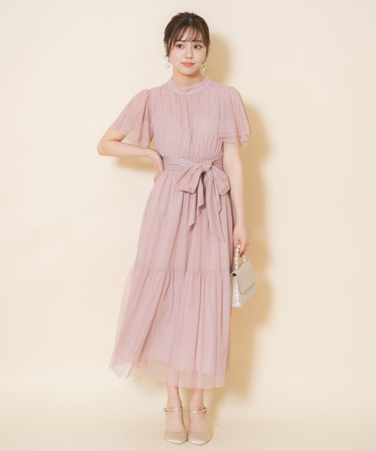 WILLSELECTION「チュールティアードドレス」|ドレス|