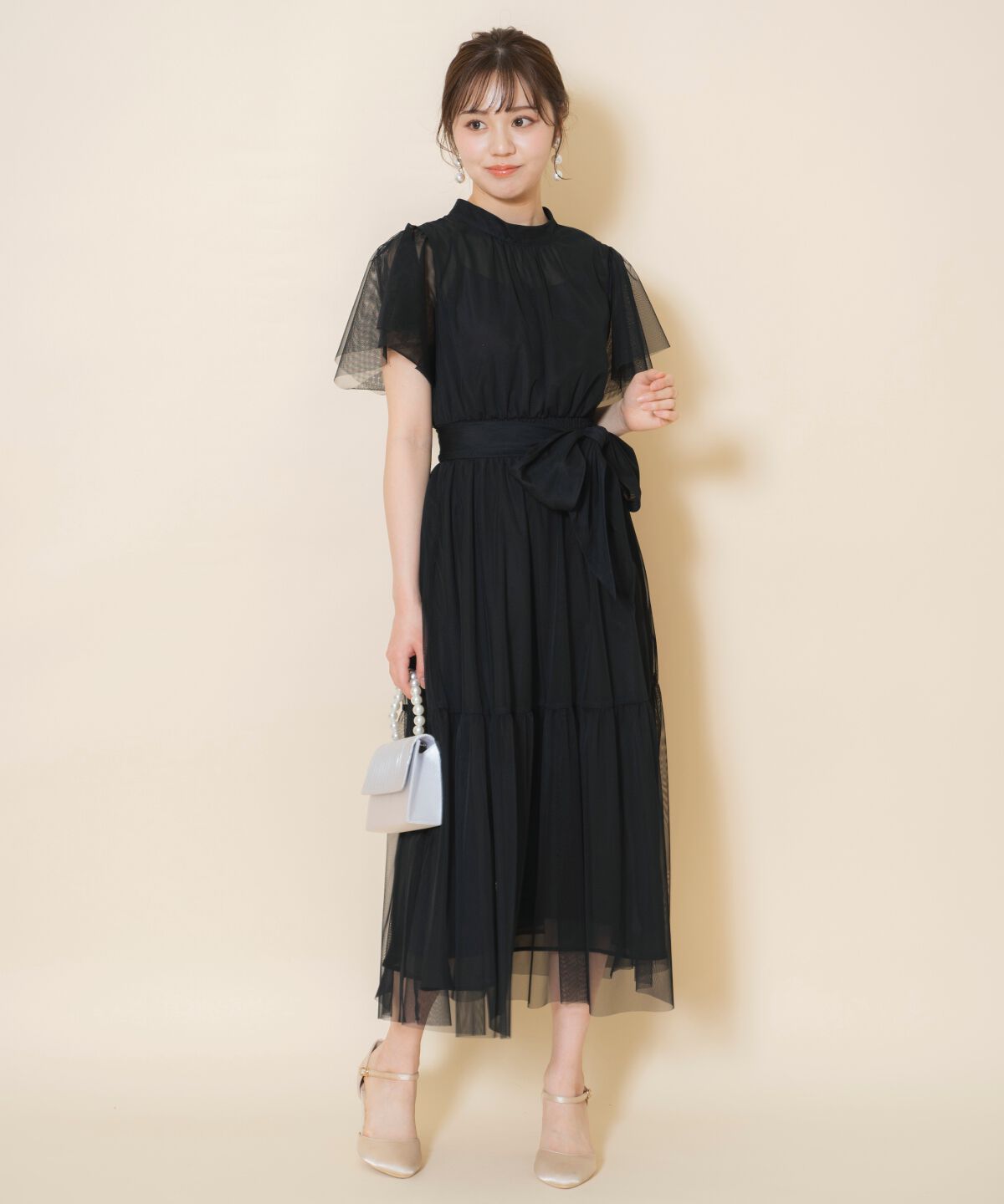 WILLSELECTION「チュールティアードドレス」|ドレス|