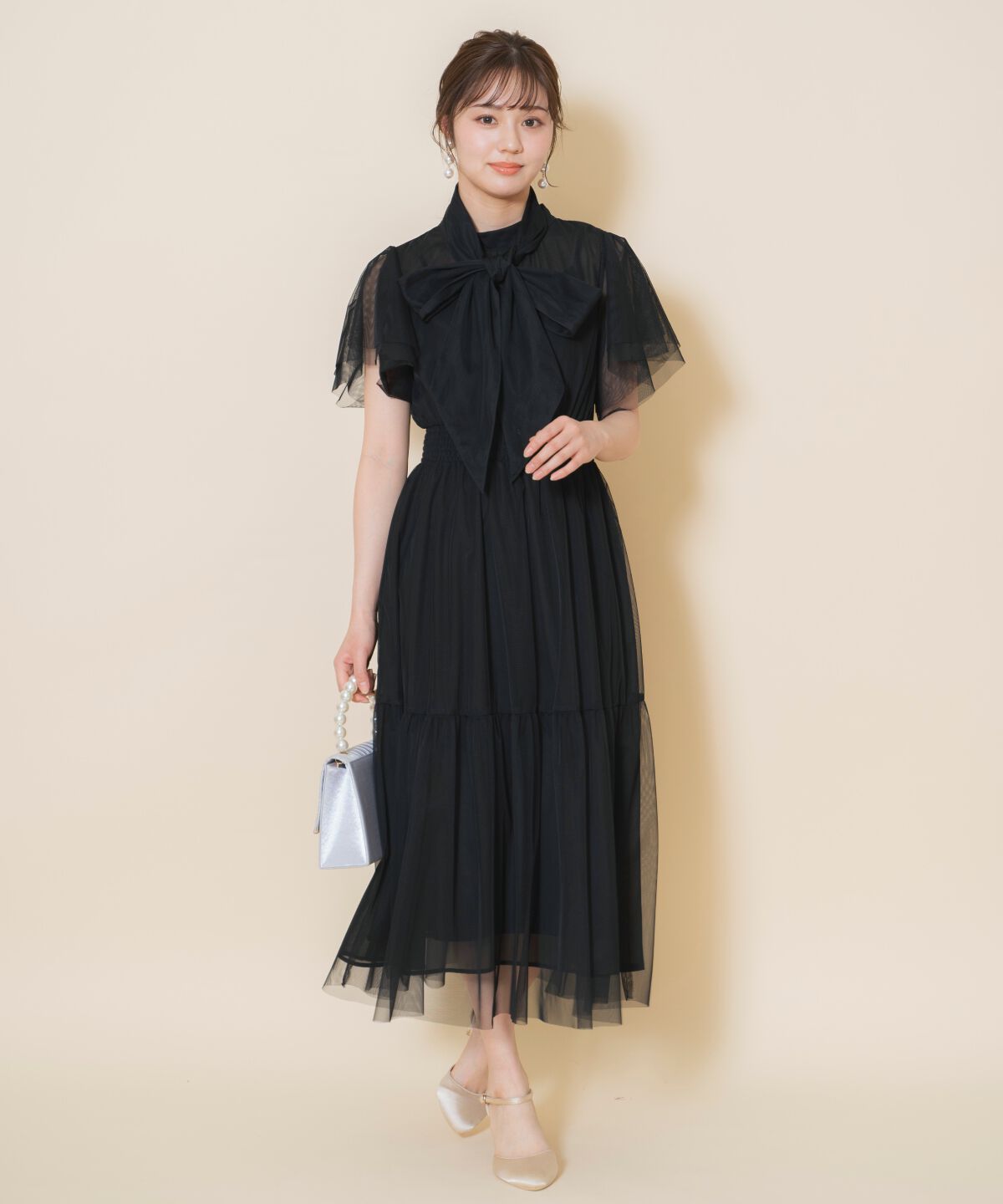 WILLSELECTION「チュールティアードドレス」|ドレス|