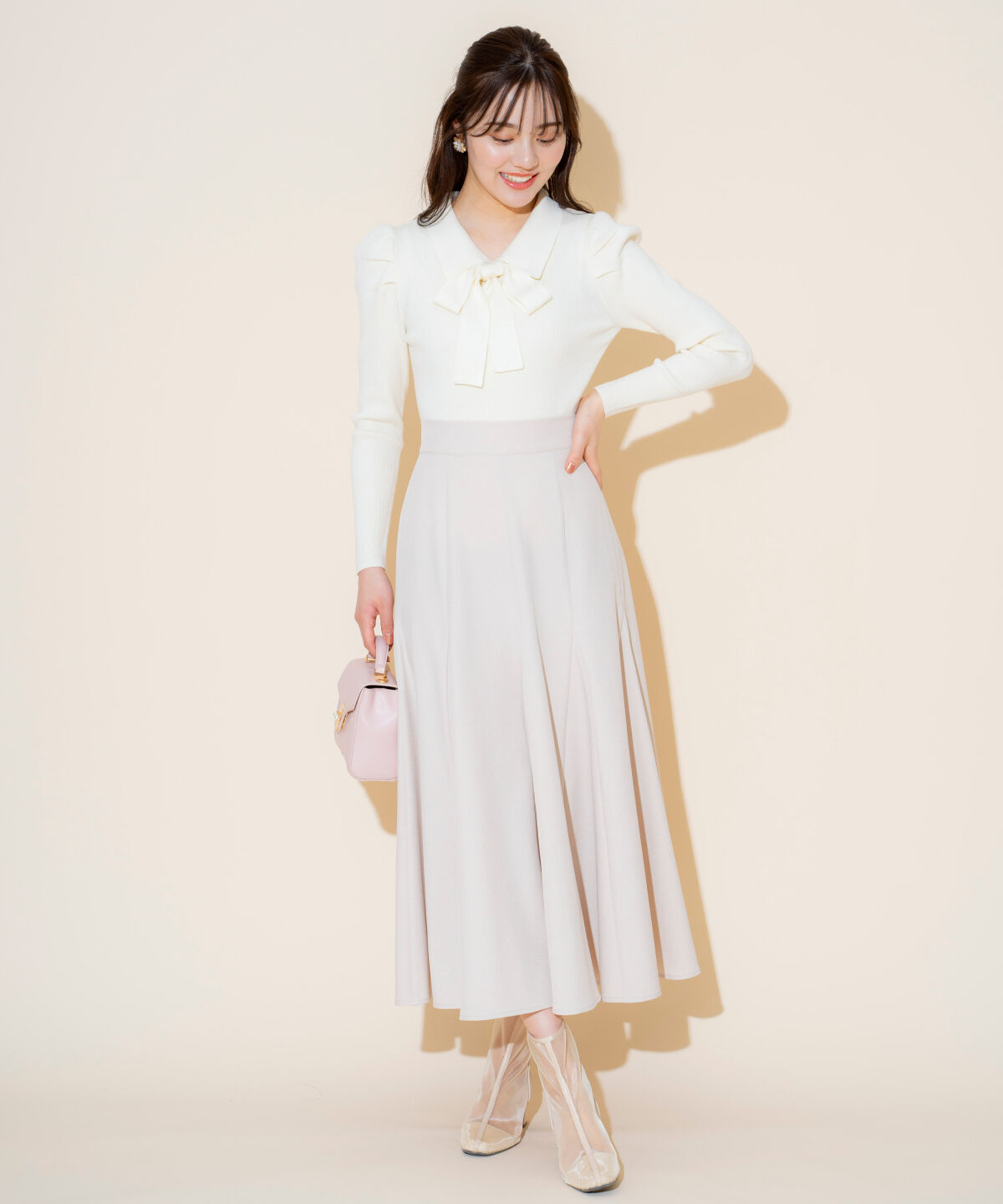 WILLSELECTION「ボリュームフレアマーメイドスカート」|フレア|